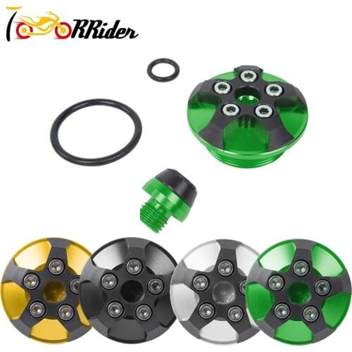 Motorcycle Aluminium Engine Protective Oil Filter Plug Protect Cover For Kawasaki Ninja 400 650 VN650 Z650 ER-4F VN 650 Z 650