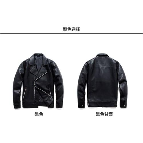 Mans Genuine Leather jacket Vegetable tanning Sheep skin Motorcycle coat youth style lapel Slim short autumn winter clothing