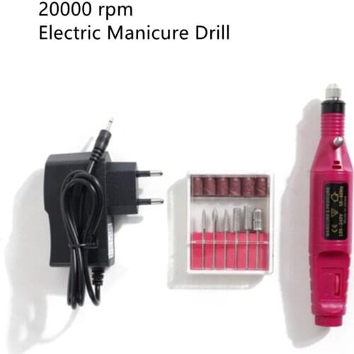 New Professional Electric Nail Drill Pen Handle Nail File Polish Grinding Pen Handpiece For Manicure Pedicure Machine Nail Art T