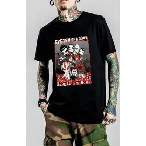 New SYSTEM OF A DOWN Mushroom People Top T-Shirt Size S-5XL