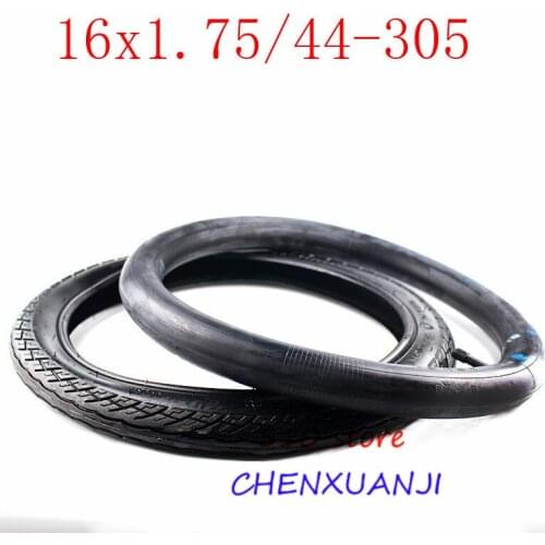 Newest Inner and outer tire16 x 1.75 fits many gas electric scooters and e-Bike high performance
