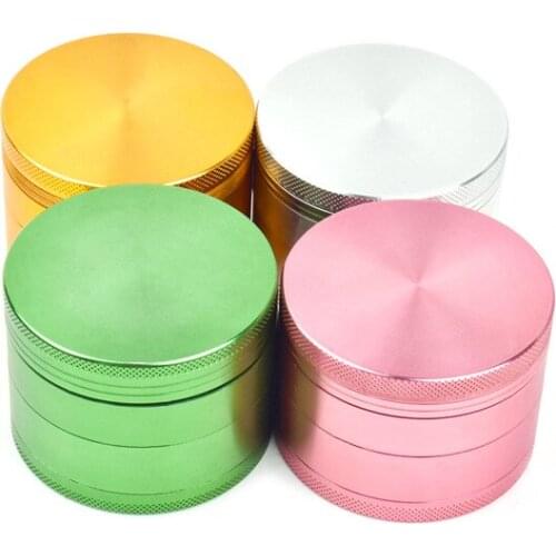 The New 63MM Multicolor Grinders Weed Herb Dry Grass Tobacco Grinder Pepper Metal Mill Machine Cigarette Tools