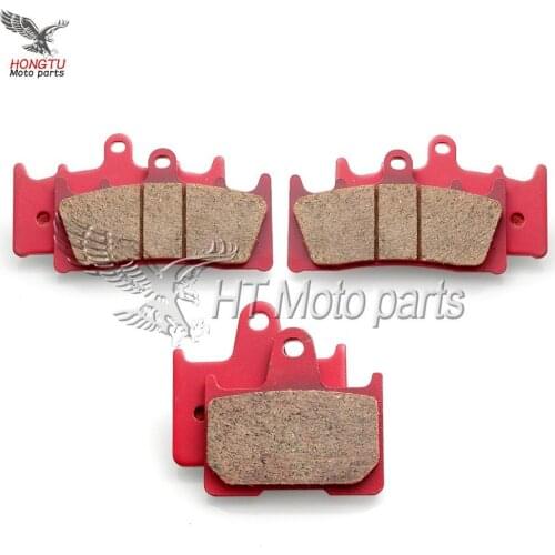 Motorcycle ceramics Front / Rear Brake Pads For Suzuki GSX-R1000 GSXR1000 GSXR GSX-R 1000 K1 2001 2002 GS1200 GSX1400 01-07