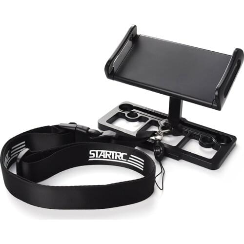 Adjustable Controller Tablet Holder Phone Bracket Clip with Neck Strap for DJI Mavic Mini 2/Mavic Air/Spark/X8 SE Drone Upgrade
