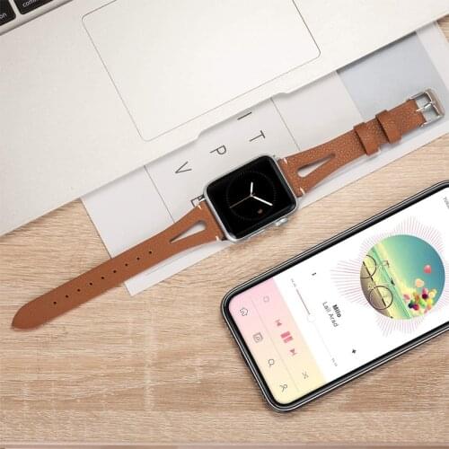 Strap for apple watch 4 band 44mm 40mm 42mm 38mm correa iwatch series 5/4/3/2/1 bracelet Genuine Leather watchband accessories