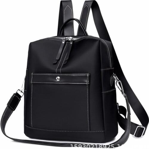 Retro Oxford Backpack Women Fashion Bag Waterproof and Burglarproof Multi-pocket Large Capacity Lightweight Leisure Travel Bags