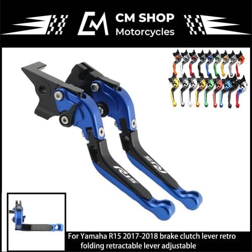 Brake Clutch Levers For YAMAHA R15 V3 2017 2018 Retro Folding Extendable Lever Adjustable Motorcycle Accessories