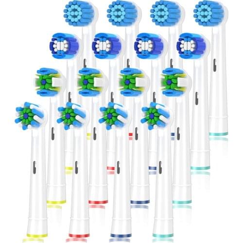 Replacement Brush Heads For Oral b D12 D16 D100 Electric Toothbrush Floss Action Cross Action Precision Clean senstive Clean