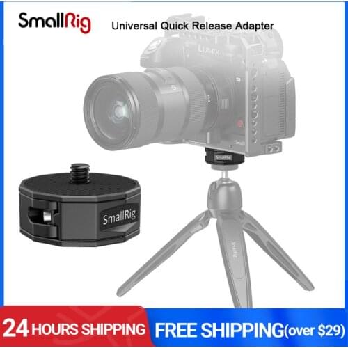 SmallRig Universal Quick Release Adapter Mount On Mini Tripod/Monopod For Zhiyun Crane/DJI Roin/Moza Gimbal Stabilizer Rig 2714