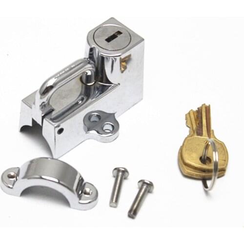22mm Universal Motorcycle Helmet Lock Handlebars Helmet Security Lock Padlock Fit For Harley Davidson 883 1200