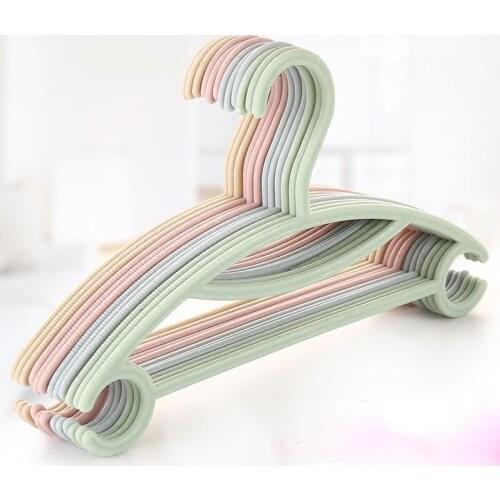 5pcs/lot 30cm baby plastic hangers for clothes hanging household baby child slip-resistant seamless clothes hanger