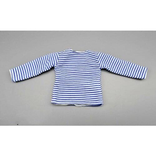 1:6th soldiers Russian Soviet blue striped navy shirt Model For 12" Figure Doll