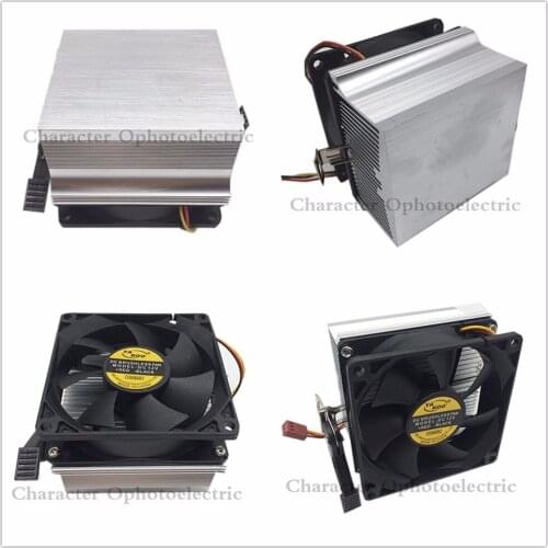 1PCS Aluminium Heat Sink Cooling 12V Fan 20W 50W 100W LED chip High Power Led Light