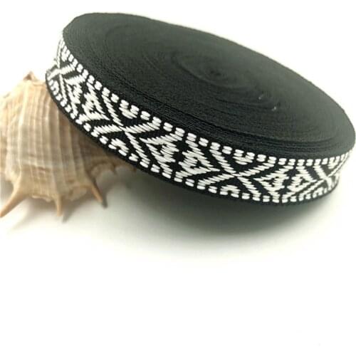 10Yards 14mm 1/2" Opposite Black Arrow Ribbon Wedding Accessory Gift Packing Ribbon DIY Handmade Jacquard Sewing Ribbon