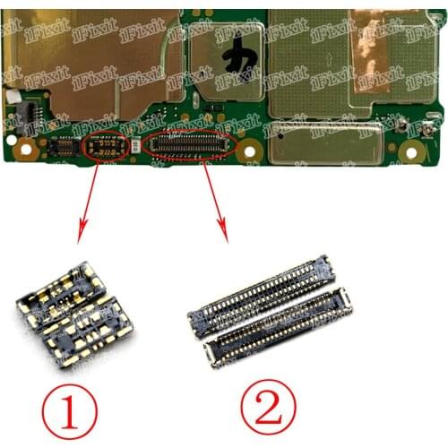 10pcs LCD FPC Plug Main Board PCB Connector mainboard flex connector USB board battery plug For Motorola Moto E6 Play