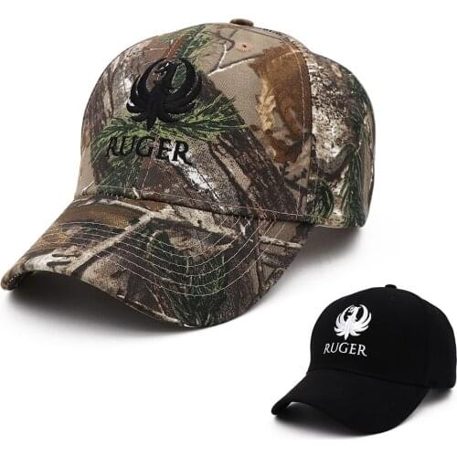 100% Cotton Ruger - Rugged Reliable Firearms Awesome Cap Four Seasons Outdoor Tactics Baseball Caps For Men Women Fashion