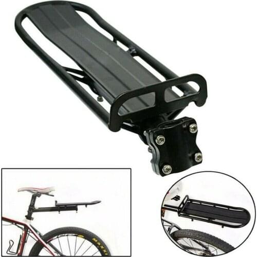 Bicycle Luggage Carrier Cargo Rear Rack Shelf Cycling Seatpost Bag Holder Stand For 20-29 Inch Bikes With Install Tools