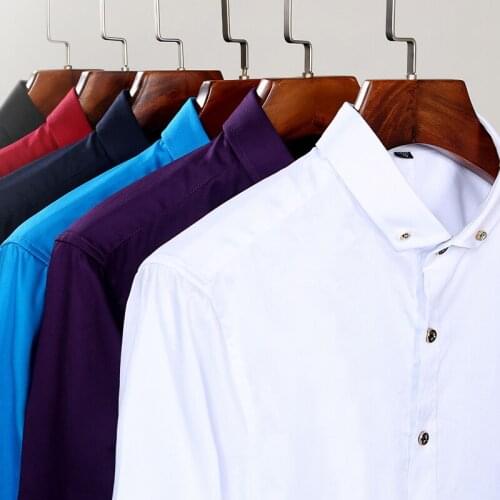 BIAN CHENG JIA YI Men's Cotton Shirts