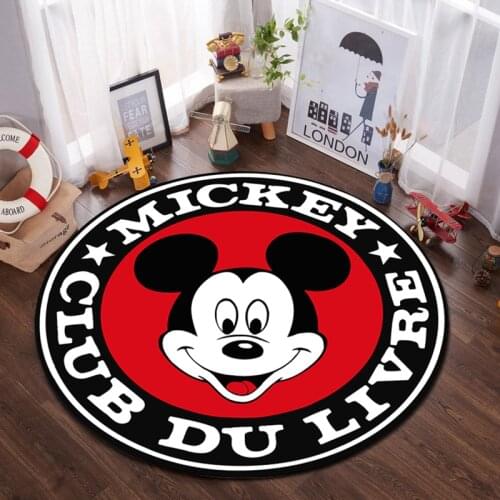 Disney Cartoon Mickey Minnie Mouse Mat Spiderman Avengers Kids Boys Girls Game Carpet Child Bedroom Living Room Rug Indoor Mats