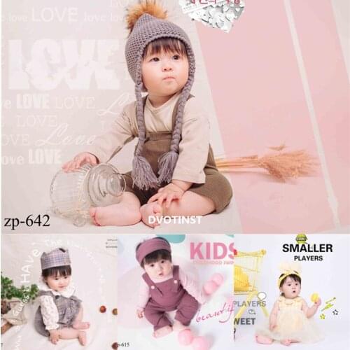 Dvotinst Newborn Photography Props Outfits Hat Clothes Set Baby Girls Boys Fotografia Infant Costume Studio Shoots Photo Props