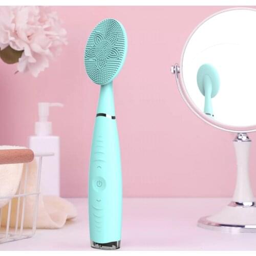 Electric face cleansing brush Silicone USB facial cleansing brush Skin care cleanine machine IPX6 waterproof