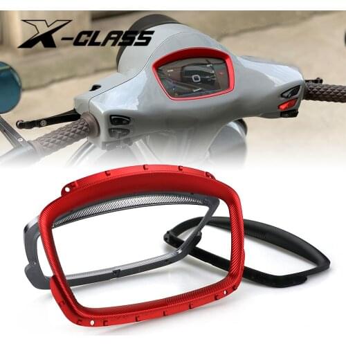 Motorcycle LCD Speedometer Cover Digital Dashboard Protector Guard CNC Aluminum Accessories for Vespa GTS 250 300 2013-2019 2020