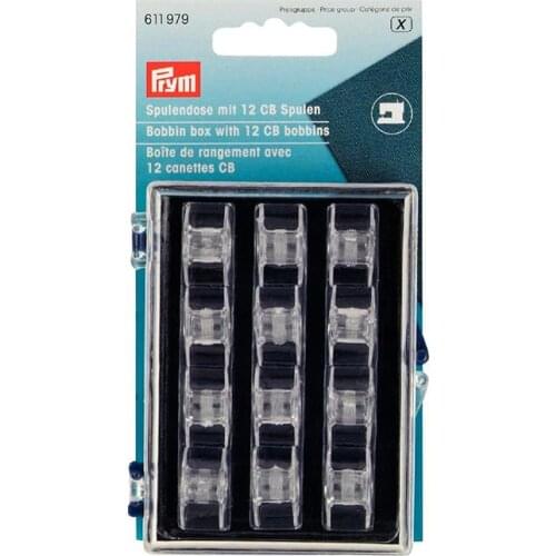 Germany Prym boxed, winding shuttle, 611979/611980, bobbin box with 12 CB bobbins, patchwork tools, manual diy