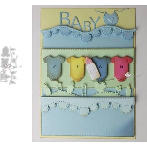 New Baby bottle clothes pins metal Cutting Dies Stencils DIY Scrapbooking Paper/photo Cards Embossing Dies