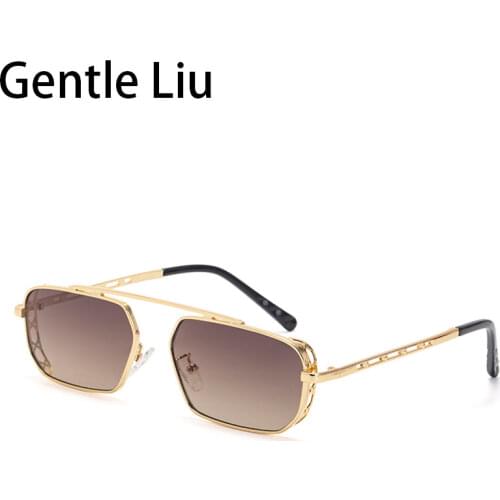 2020 New Steam punk Ladies Fashion Brand design Sunglasses For Women Small Frame Square Luxury Sun Glasses