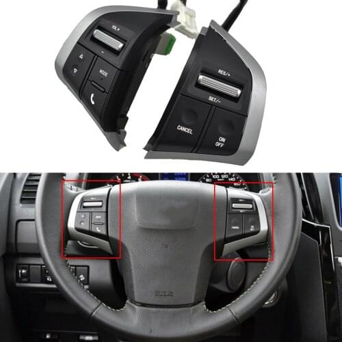 Original Steering Wheel Switch Cruise Control Button Car Audio Player Steering Panel Buttons For Isuzu D max Mux