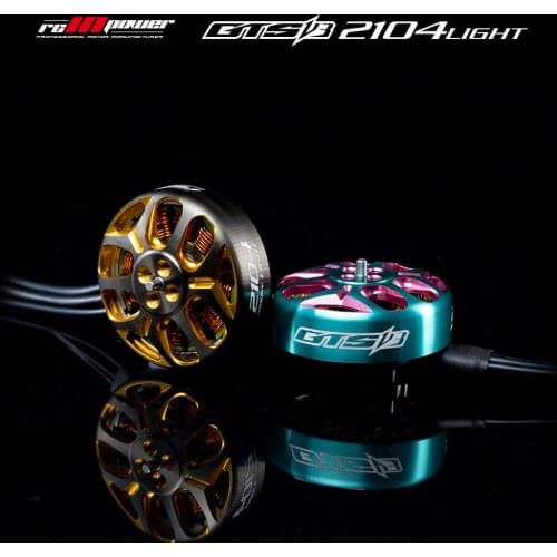Rcinpower GTS V3 2104 LIGHT M2 1800KV 3000KV 3-6s Brushless Motor Gun Metal Gold Teal Blue Pink for RC Drone FPV Racing Model