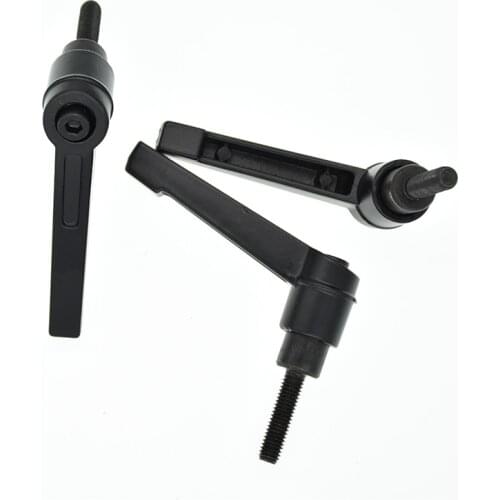 2Pcs M5/M6/M8/M10 Clamping Lever Machinery Adjustable Handle Locking External Male Thread Knob Hex Screws