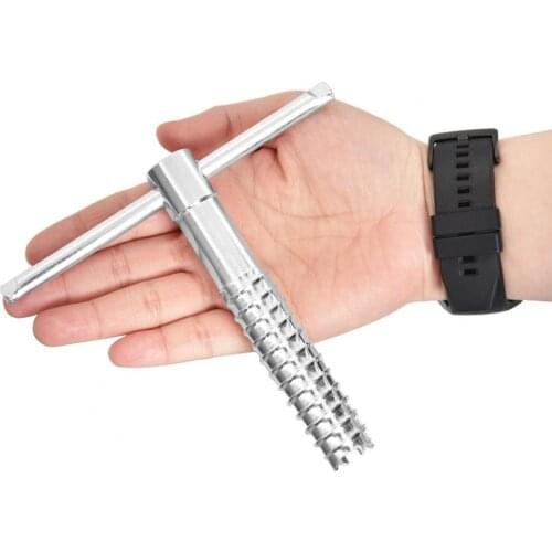 Spiral Tent Nail T-Shaped Spiral Tent Peg Aluminum Alloy Ground Stakes Nails for Outdoor Sports Tent Peg Camp Nail