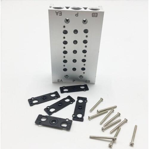 SS5Y3-20-06 SS5Y3-20-07 SS5Y3-20-08 SS5Y3-20-09 manifold solenoidvalve base SY3000 series solenoid valve junction plate