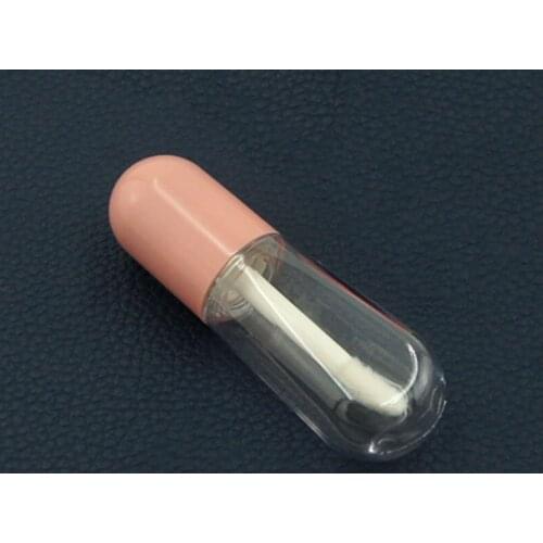 1pc 4ml Plastic Lip Gloss Tube Mini Cute Portable Capsule Lip Gloss Containers Bottle Empty Cosmetic Container Makeup Organizer