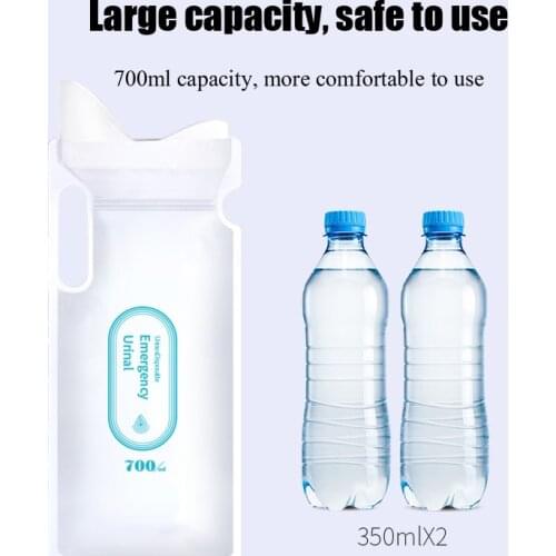 4Pcs/Pack Disposable Outdoor Emergency Urinate Bags Simple 700ML Mobile Toilet For Travel Camp Hiking Potty Car Vomit Urinal Bag
