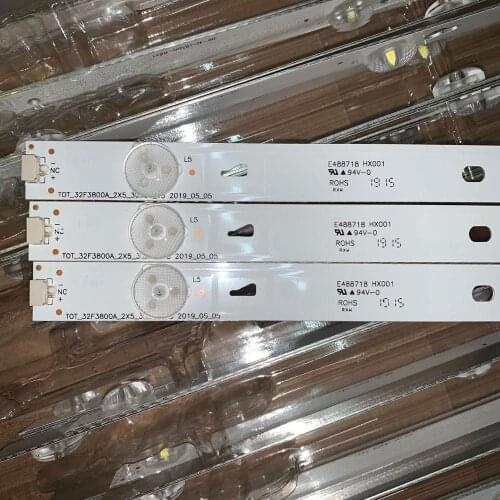 5set original quality for TCL55 B55A558U D55A710 strip TOT-32F3800A-2X5-3030C-V3 YHA-4C-LB3205-YHEX1 TCL D55A710 57CM