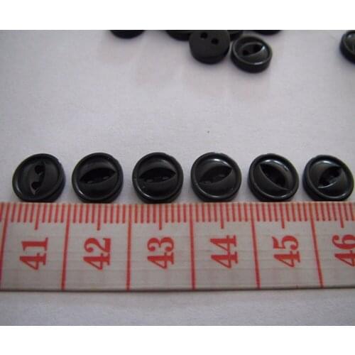 Free shipping 4 holes resin button 9mm cat eye shape black color garment women shirt customed shirt button 200pcs