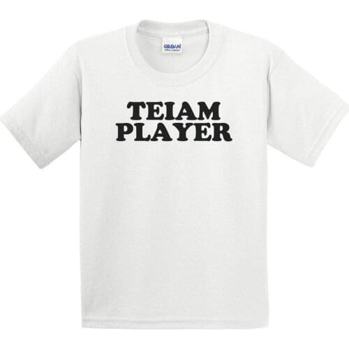 Team Player - Kids Shirt Youth Shirt Girls Boys Hipster Shirt Bodysuit Infant Or Toddler Summer Cotton Tee