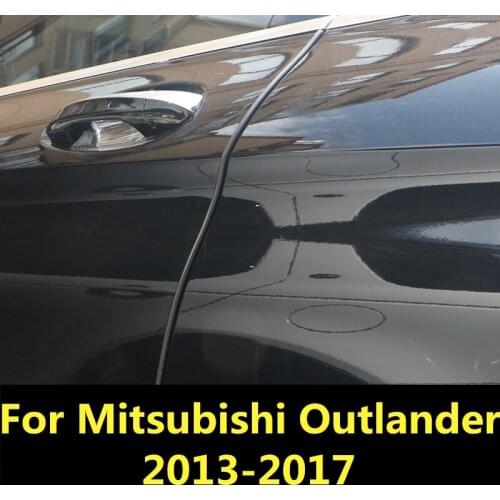 For Mitsubishi Outlander 2013-2017 Anti Collision Side Door Edge Guard Rubber Bumper Protection Sticker Strip Sealing Strips