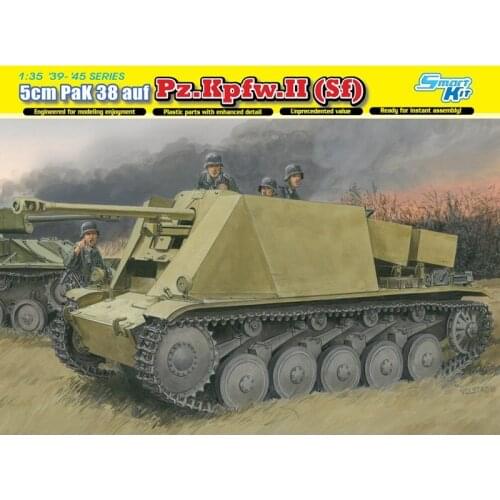 DRAGON 6721 1/35 5cm PaK 38 L/60 auf Fgst.Pz.Kpfw.II (Sf) - Scale model Kit