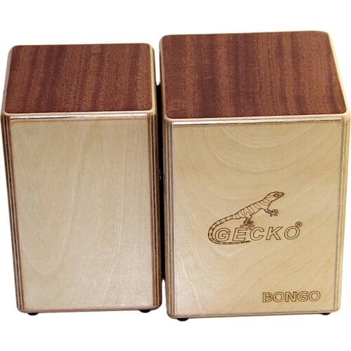 GECKO Cajon BONGO-2 Two Siamese Birch Wood Natural