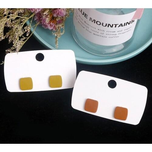 Geometric shapes, beautiful personality, retro temperament, ladylike earrings, daily wear, fashionable ladies ear clips