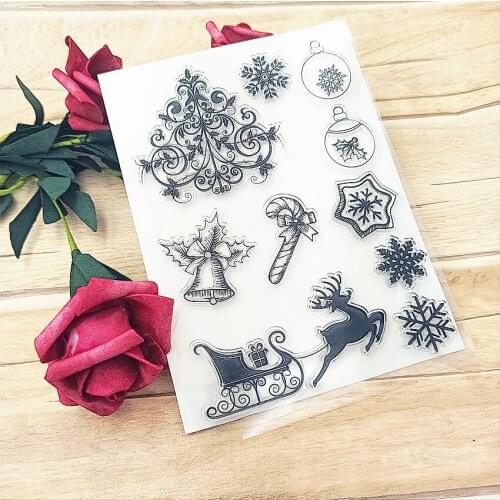 Hot selling sled transparent clear stamp / silicone seal roller stamp DIY scrapbook album / card production