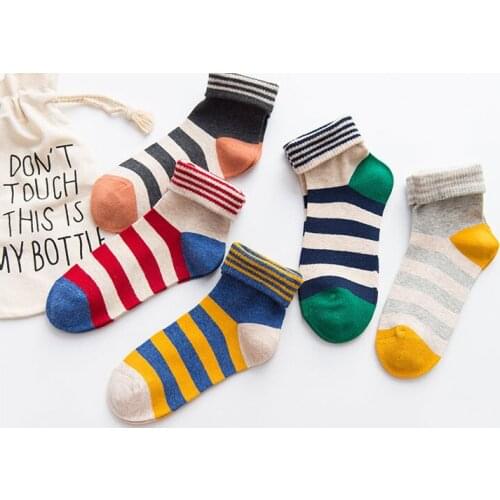 Womens wear Cotton candy socks Stripe tube women socks Adult average size 10 pairs/lot