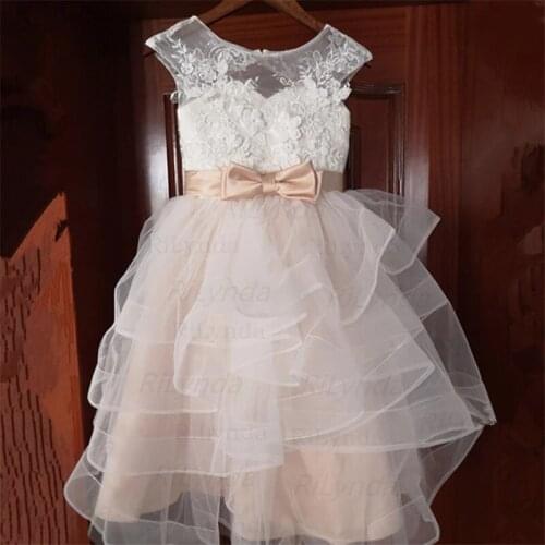 NEW Flower Girls Dresses For Wedding First Communion Dresses Party Prom Princess Gown Pageant Dresses