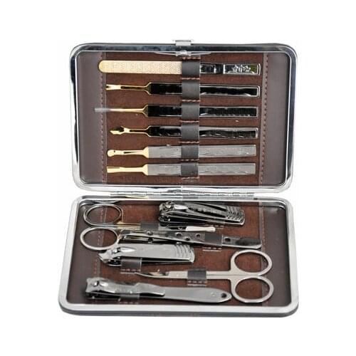 Nail Scissors File Trimmer Set Pedicure Knife Kit Nail Clipper Manicure Tweezers Scrub Nail Trimmer Nail Care Arts Tools Sale