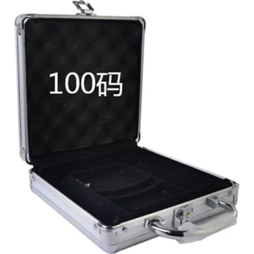 Wholesale retail high-grade professional aluminum chip boxes 100 code yard chips poker coin carrying case