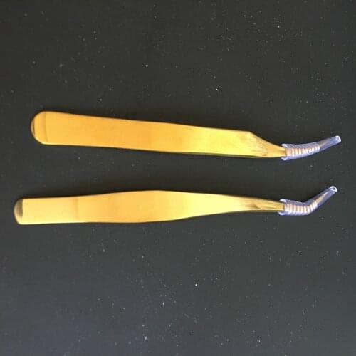 Precisely Gold Tweezer Volume Eyelash Extension Tweezer