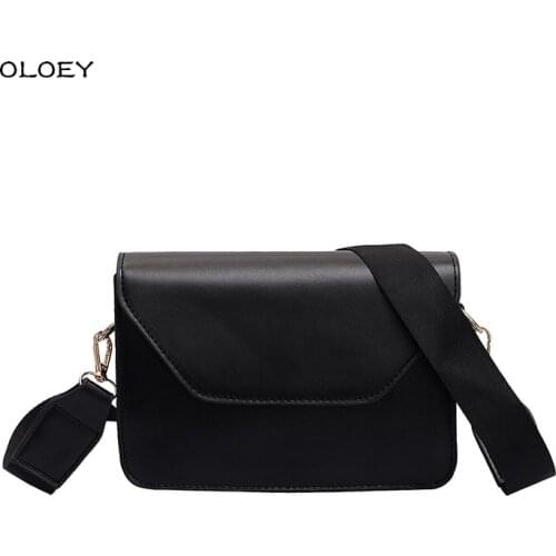 OLOEY Simple Fashion Women Shoulder Flap Bag PU Leather Small Square Bag Womens Casual Crossbody Messenger Bags Small Handbags